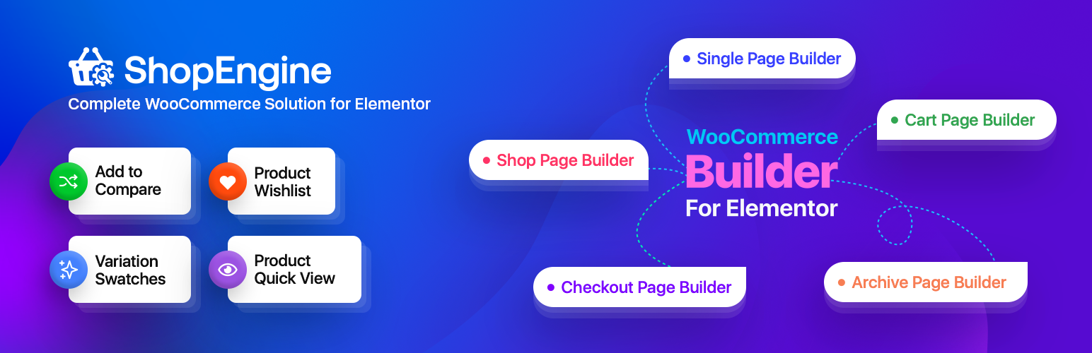 ShopEngine Elementor WooCommerce Builder Addon – All in One WooCommerce Solution