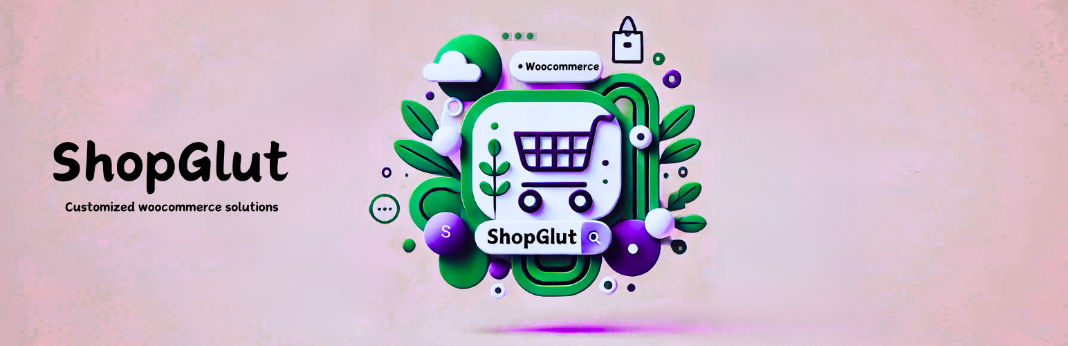 WordPress 外掛 WooCommerce Builder & Business Solutions-(10 in 1) – Wishlist, Shortcode Showcase, Variation Swatches, Shop Filter, Shop Layout, Archive Layout, Single Product Builder, Product Lock, Product Template, Product Slider  – ShopGlut 的封面圖片。