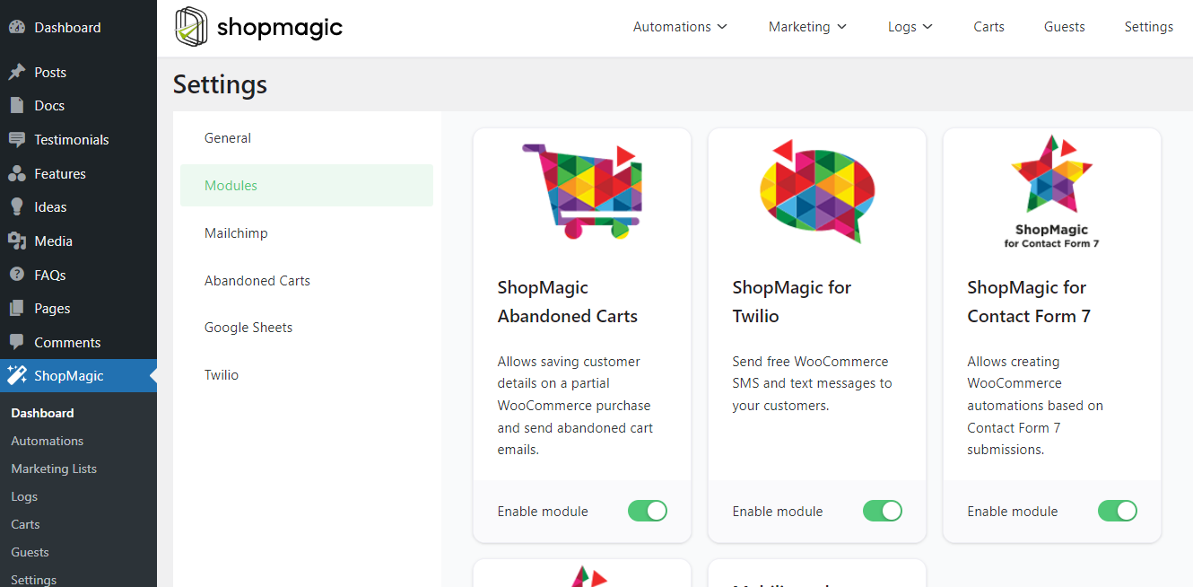 Boost your email marketing automation and campaigns in WordPress and WooCommerce with free add-ons for ShopMagic.