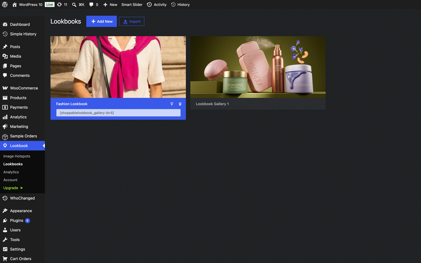 Gallery Manager (Pro) — build and reorder galleries from a dedicated screen