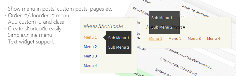 shortcode-menu