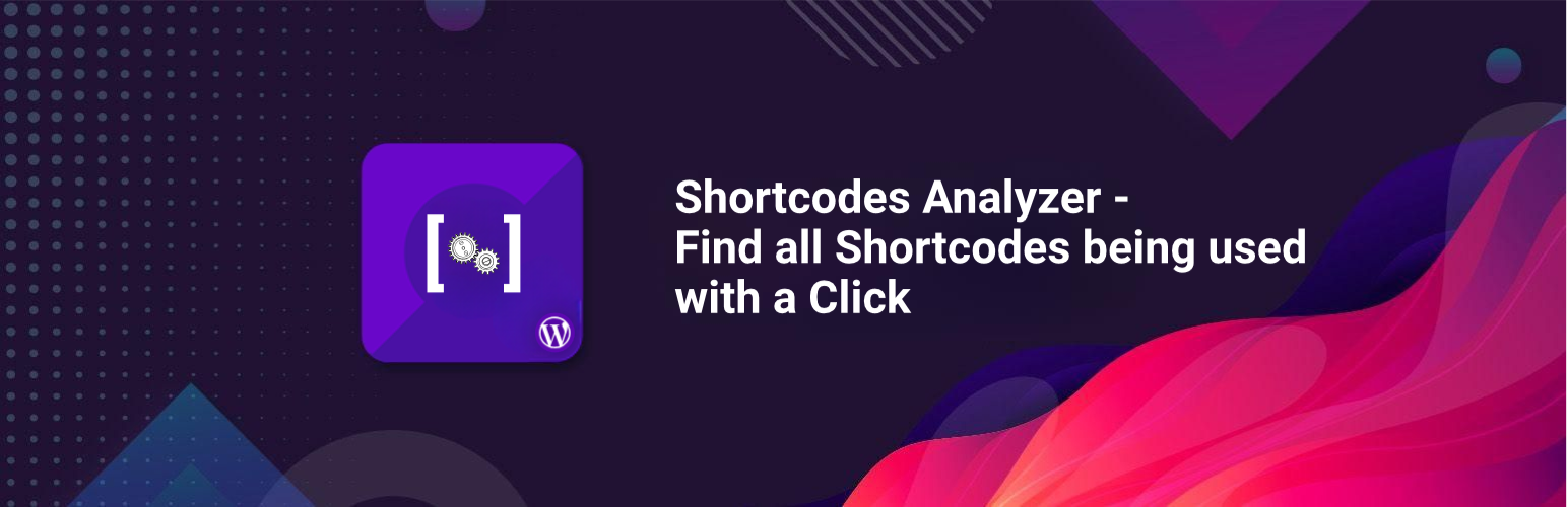 WordPress 外掛 Shortcodes Analyzer 的封面圖片。