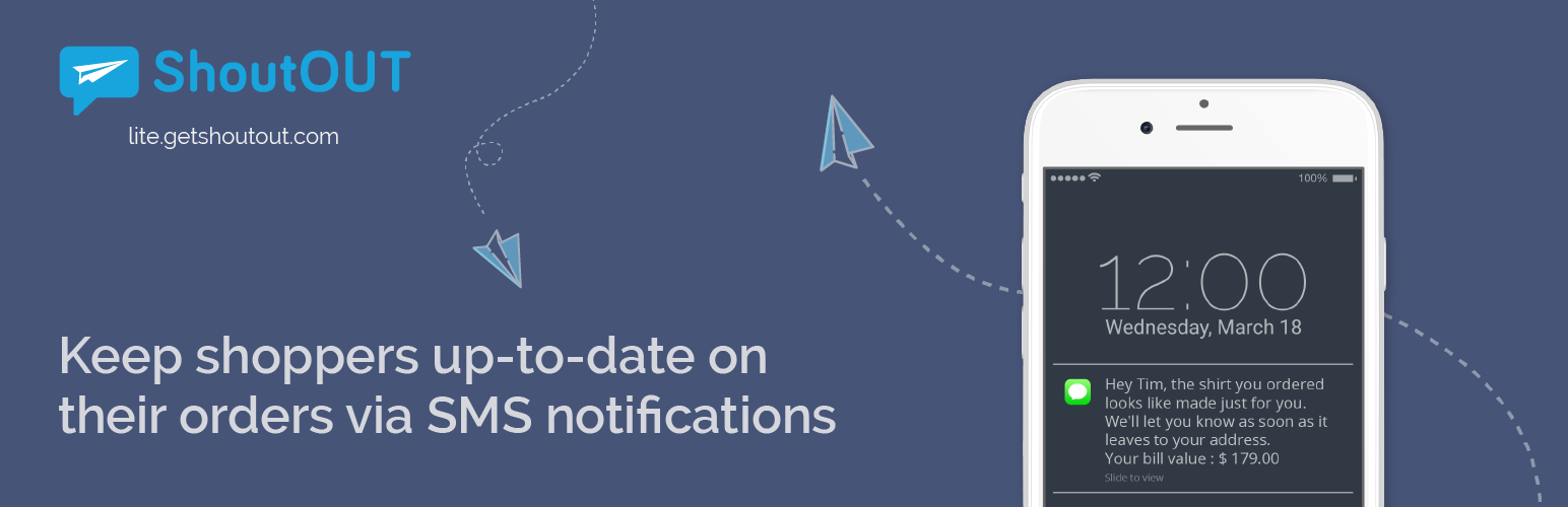 ShoutOUT SMS for WooCommerce