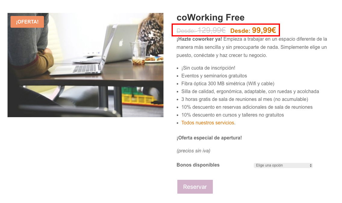 WooCommerce variable product depois da ativação..