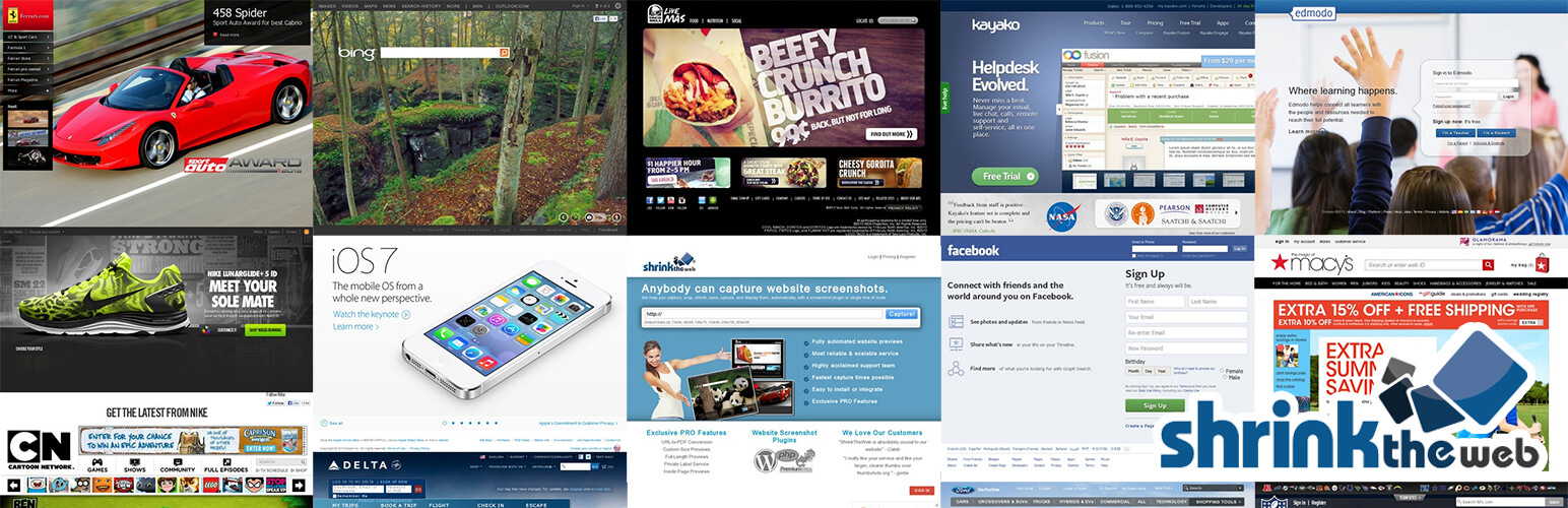 ShrinkTheWeb (STW) Website Previews Plugin