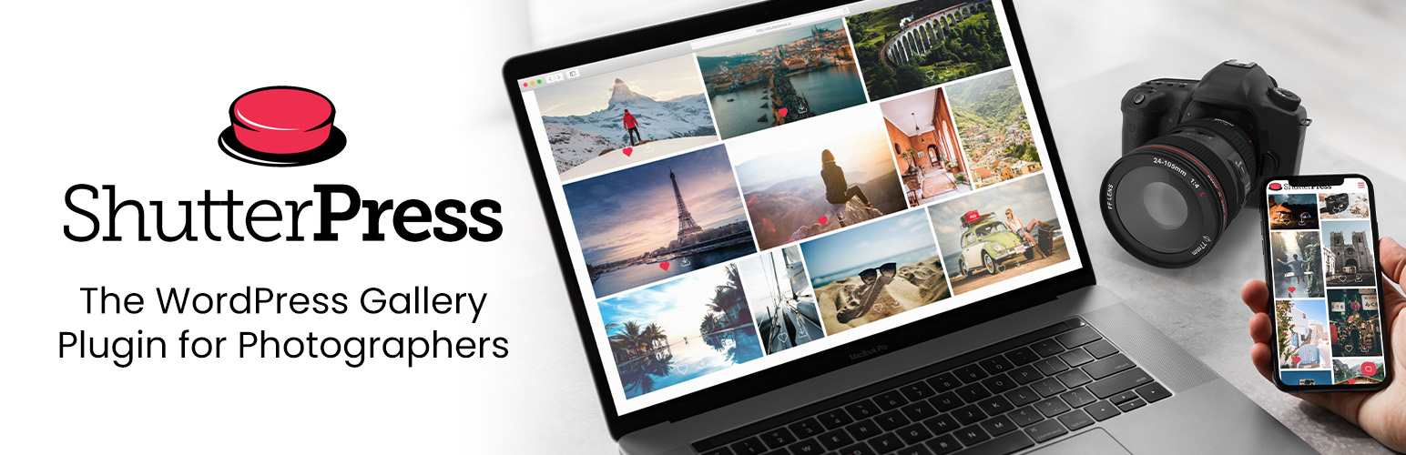 ShutterPress Gallery – Masonry, justified and grid galleries, lightbox and infinite scroll