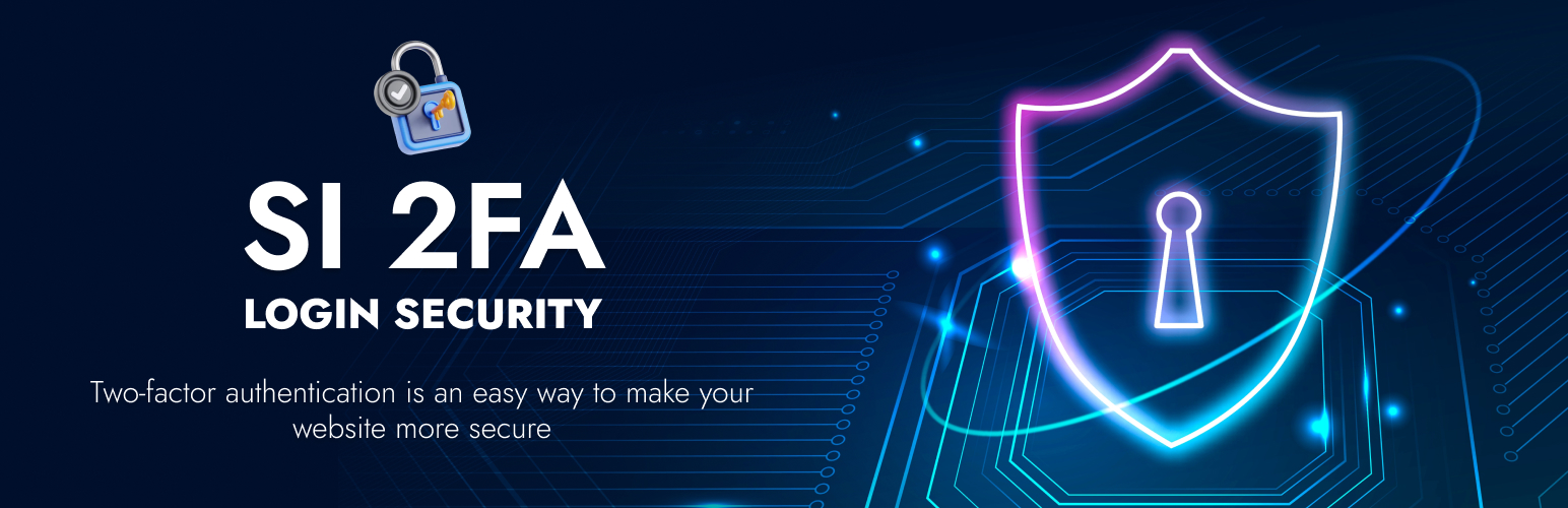WordPress 外掛 SI 2FA Login Security 的封面圖片。