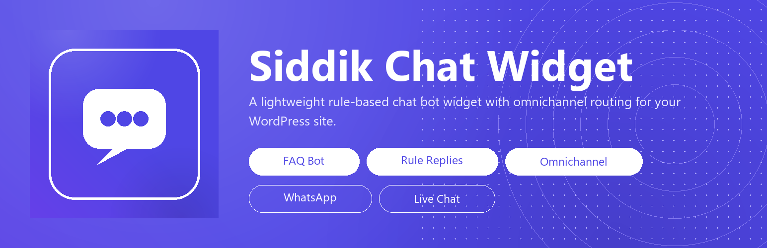 Siddik Chat Widget