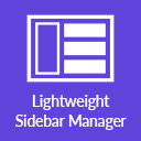 Lightweight Sidebar Manager Icon