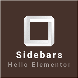 Sidebars for Hello Elementor Theme