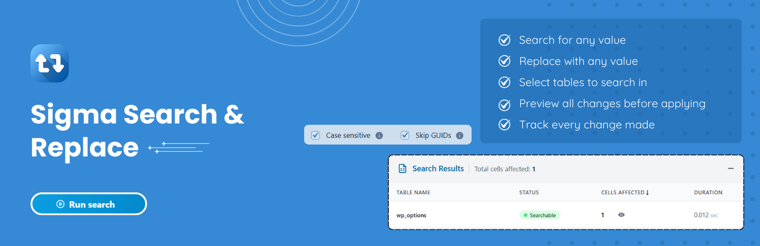 Sigma Search & Replace
