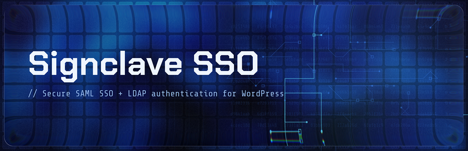 WordPress 外掛 Signclave – SSO for SAML and LDAP 的封面圖片