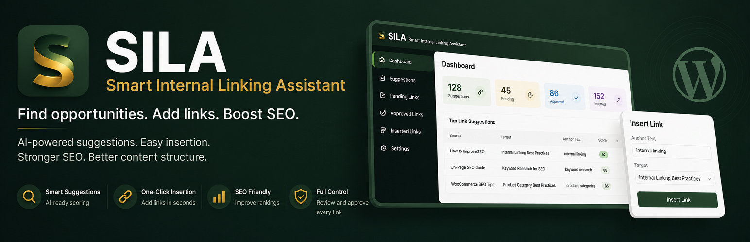 SILA – Smart Internal Linking Assistant