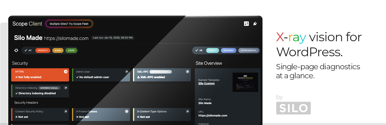 WordPress 外掛 Silo Scope 的封面圖片。