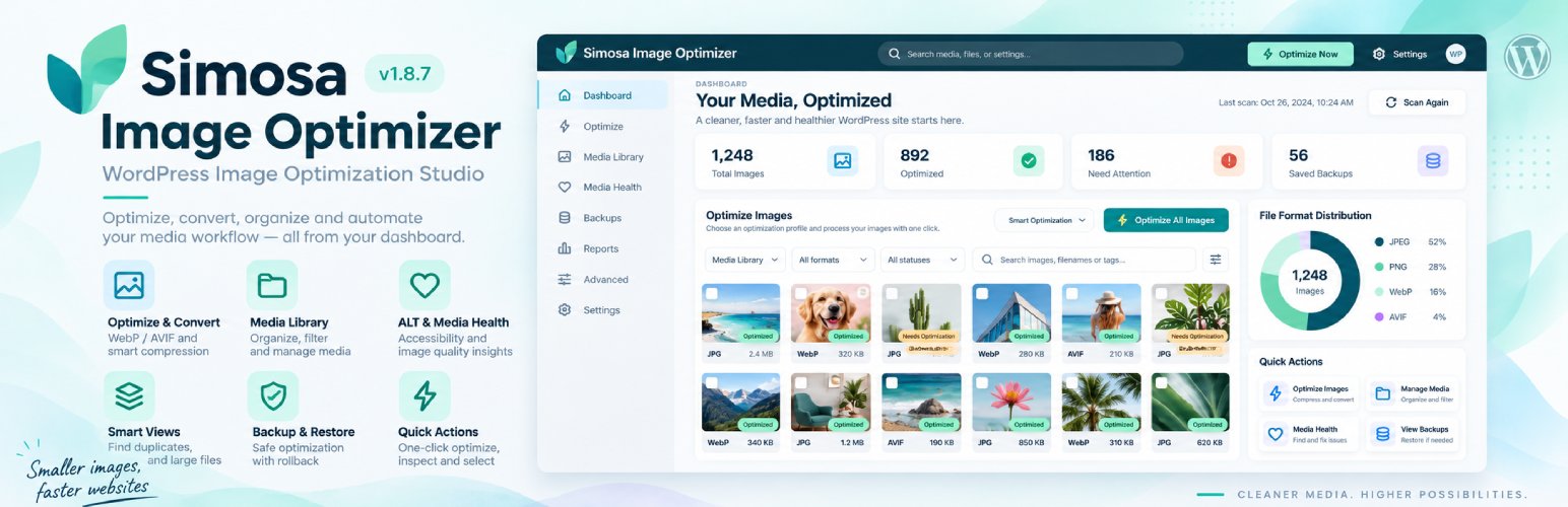 Simosa Image Optimization Studio