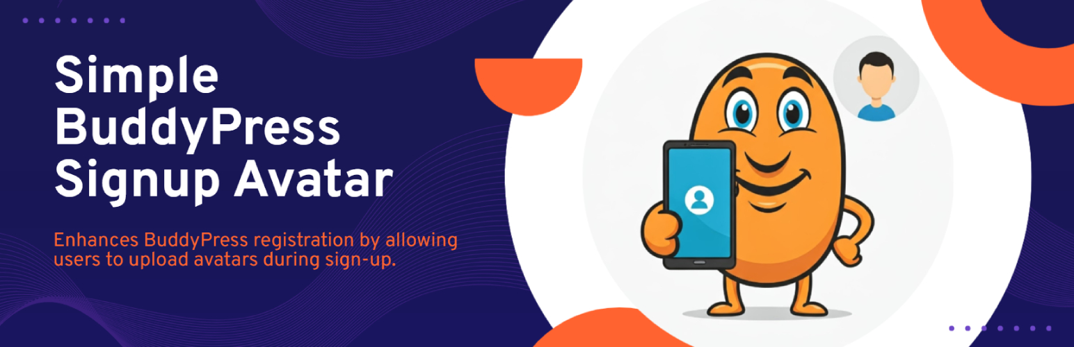 Simple BuddyPress Signup Avatar