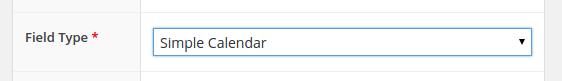 ACF Simple Calendar field type.