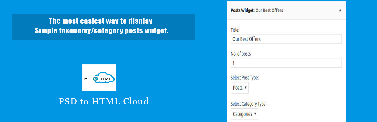 Simple Category Posts Widget