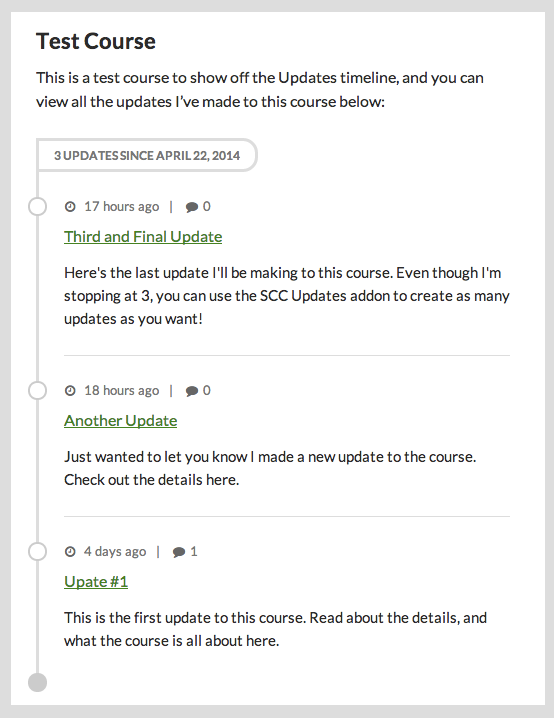 Simple Course Creator &#8211; Updates