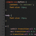 Simple CSS