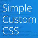 Simple Custom CSS Plugin icon