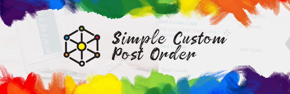 Simple Custom Post Order