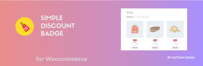 Simple Discount Badge for Woocommerce