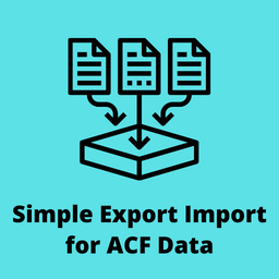 Simple Export Import for ACF Data logo