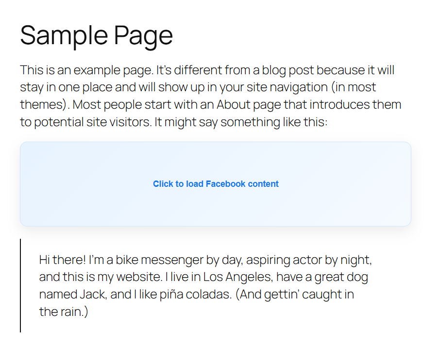 Simple Like Page Plugin – Fast & Privacy-Friendly Page Embeds
