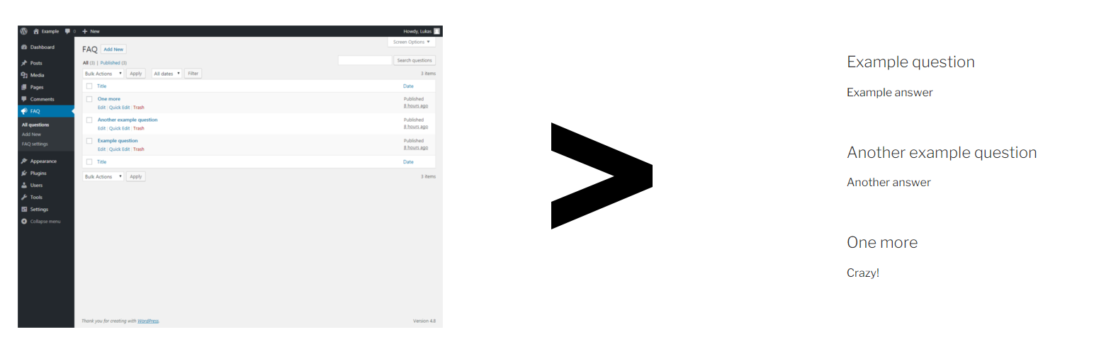 Simple FAQ by LukasK