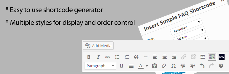 Simple FAQs Plugin