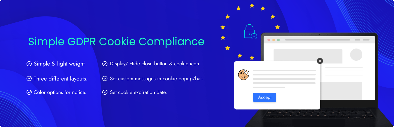 Simple GDPR Cookie Compliance