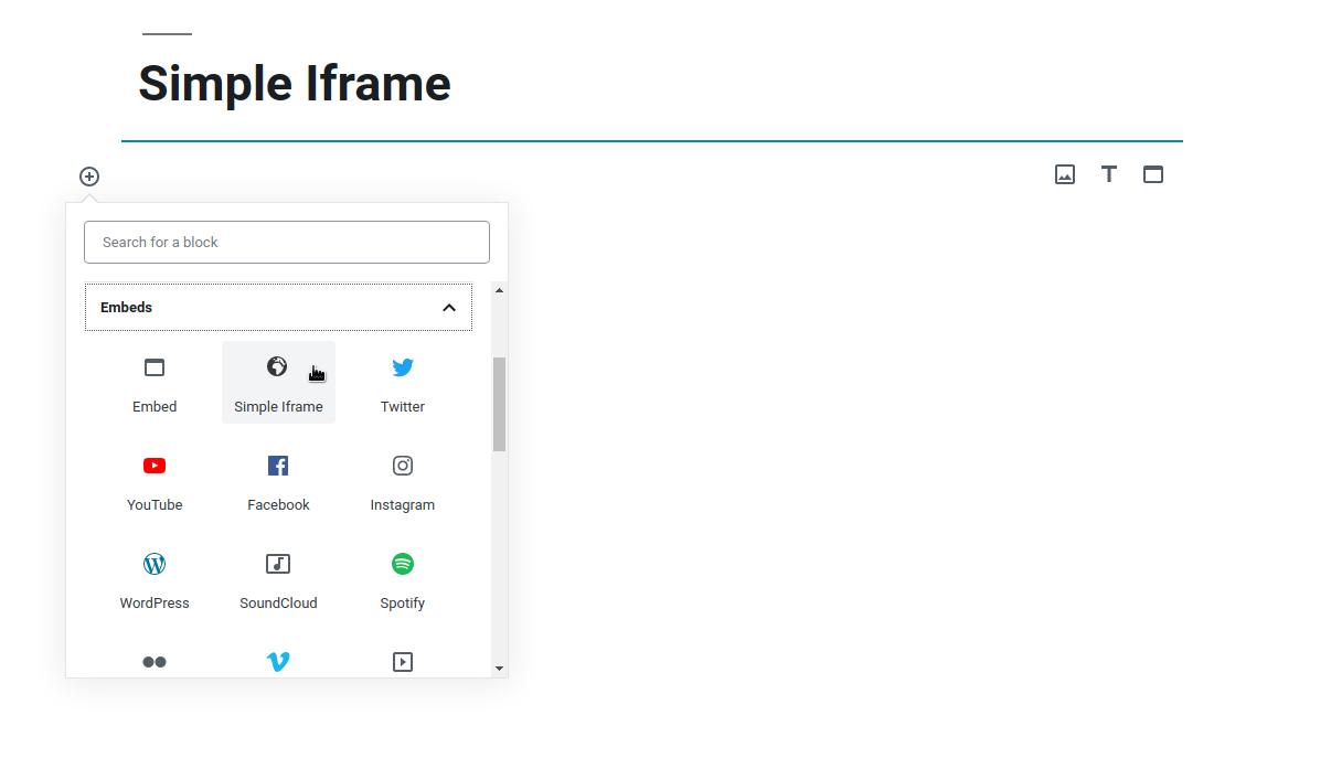 Simple Iframe - Screenshot 1