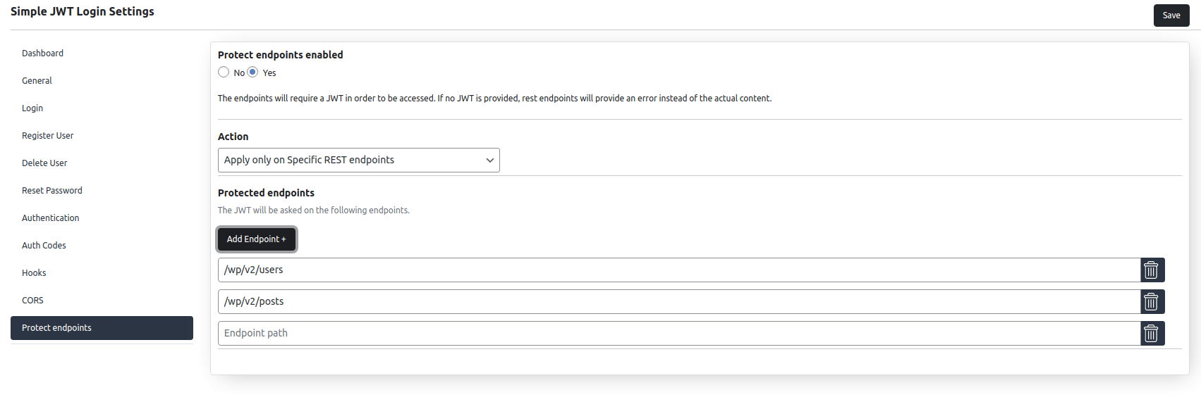 Protect endpoints