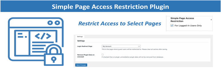 Simple Page Access Restriction