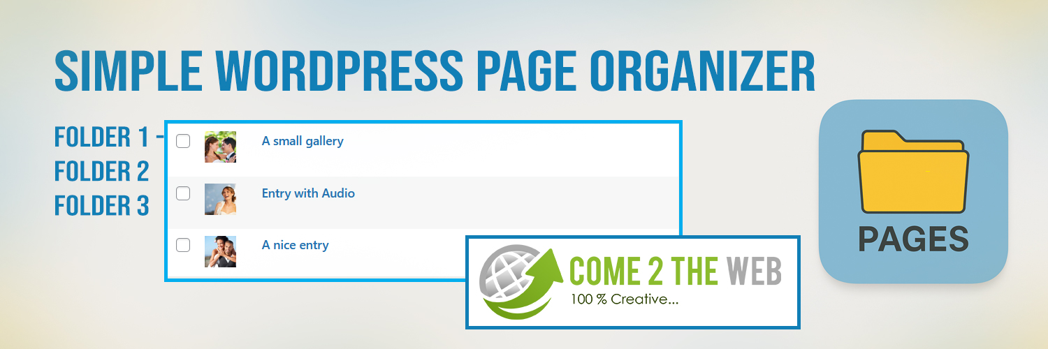 Simple Page Folder Organizer