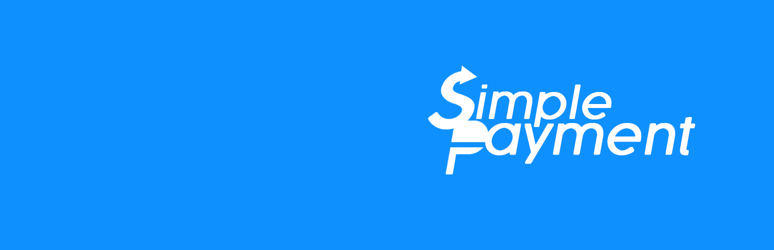 WordPress 外掛 Simple Payment 的封面圖片。