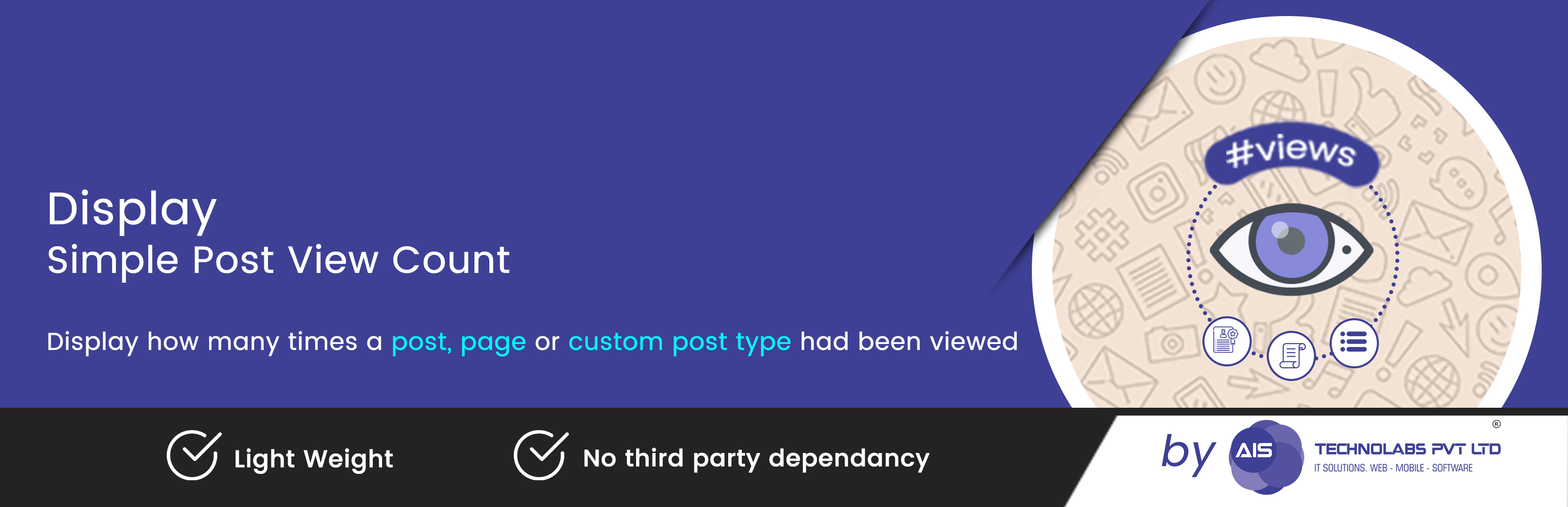 Display Simple Post View Count