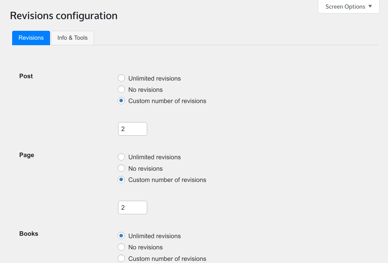 Simple Revision Control