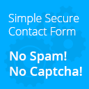 Simple Secure Contact Form Icon