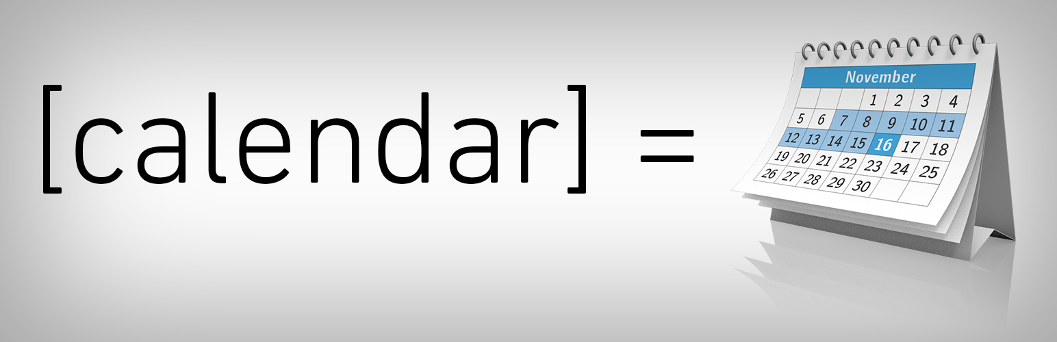 Simple Shortcode Calendar