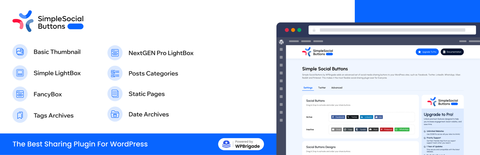Simple Social Media Share Buttons – Social Sharing for Everyone