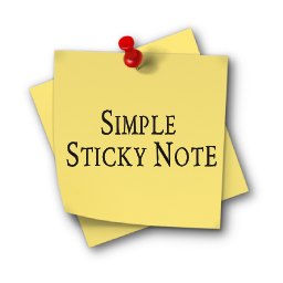 Simple Sticky Note Icon