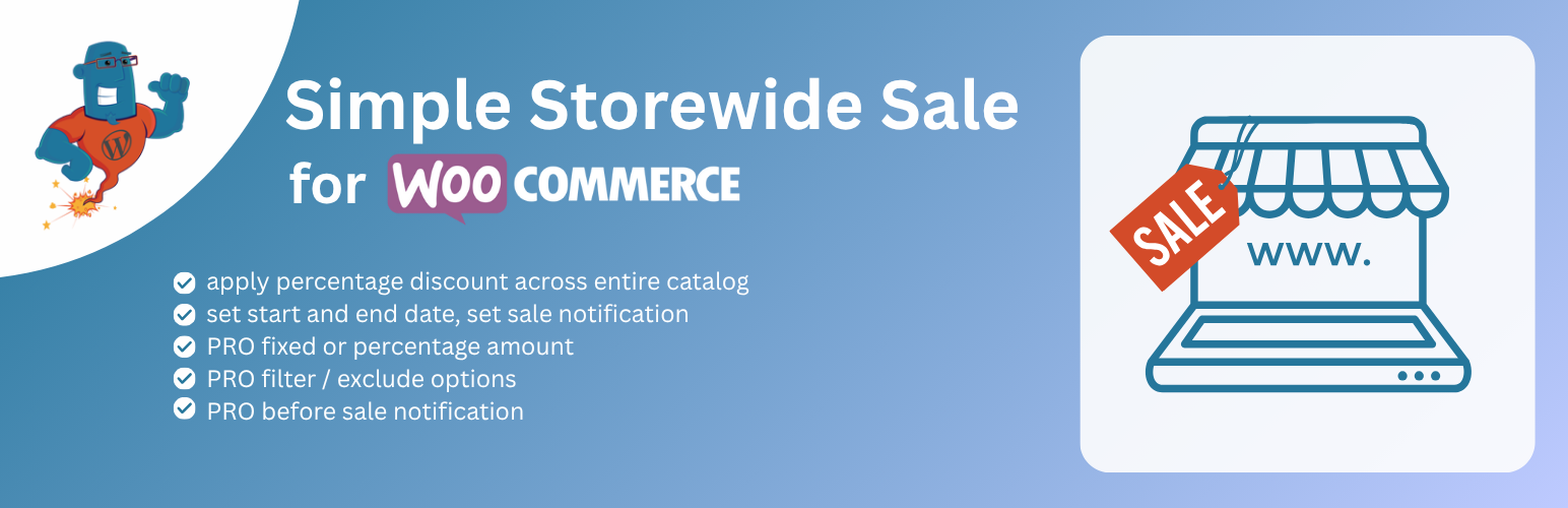 Simple Storewide Sale for WooCommerce