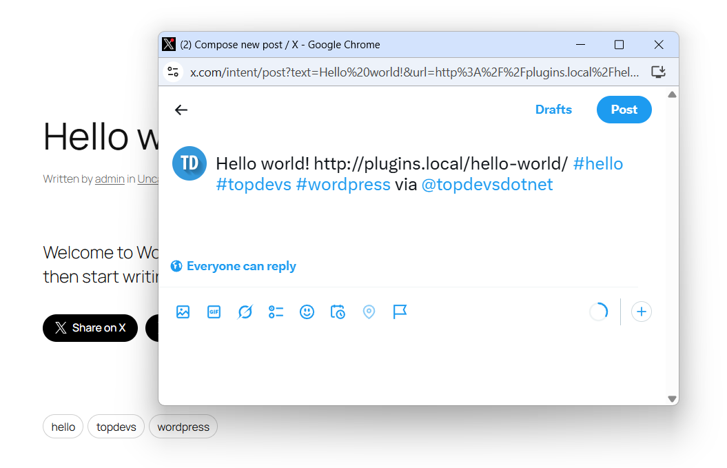 Simple Twitter Plugin