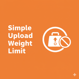 Simple Upload Weight Limit Icon