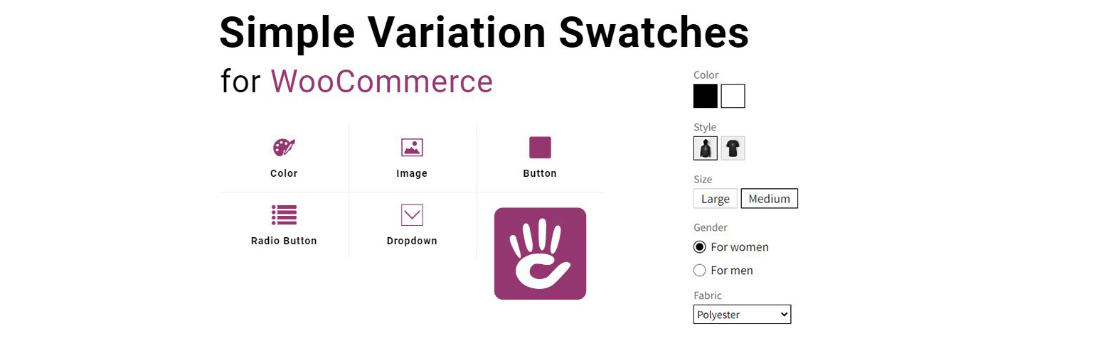 Simple Variation Swatches for WooCommerce