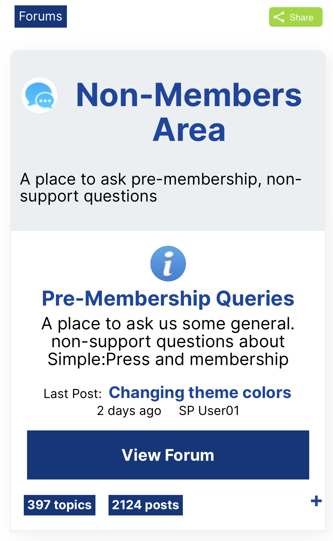 Simple:Press Forum