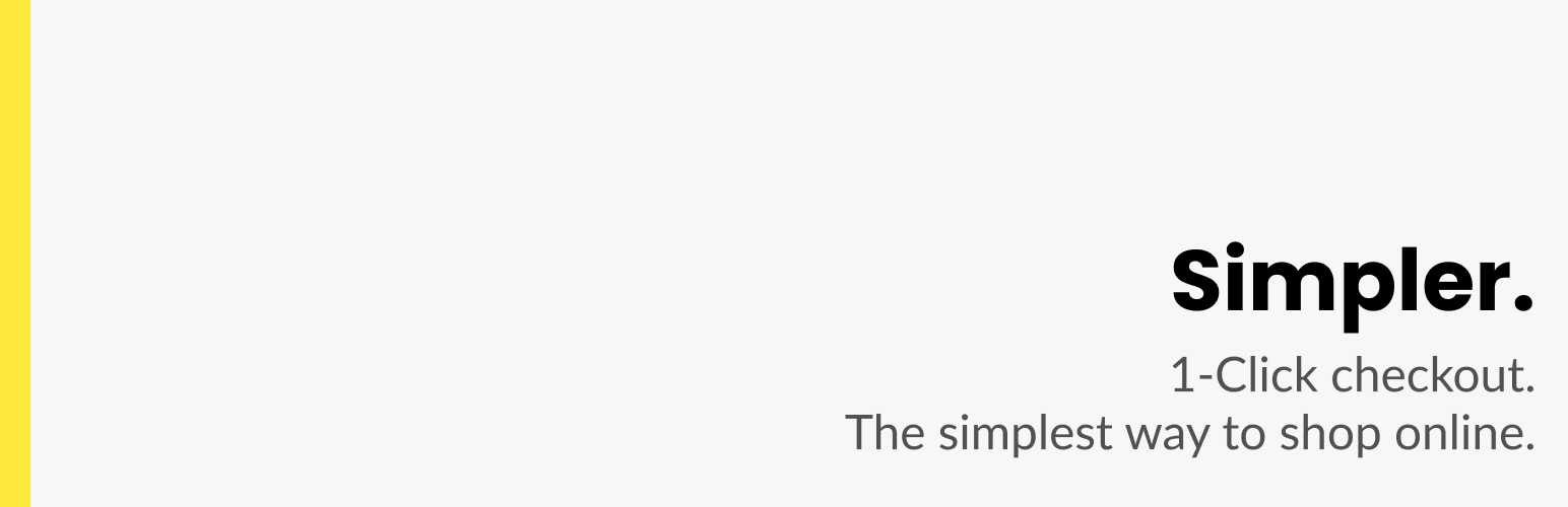 WordPress 外掛 Simpler Checkout 的封面圖片。