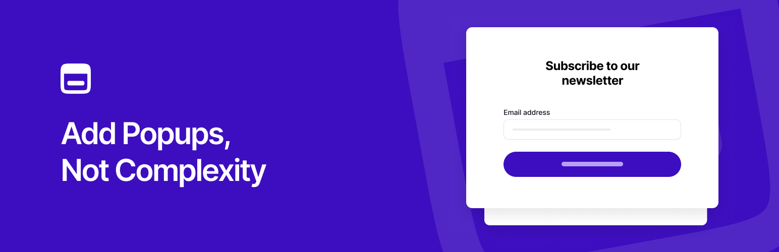 Simply Popups – Popup, Modal, Lead Gen
